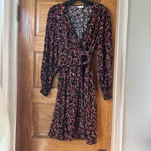 Seraphine Black Floral Maternity Dress